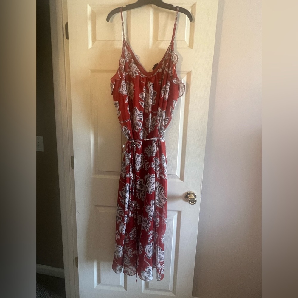 Target- Who What Wear orange floral dress size 3X